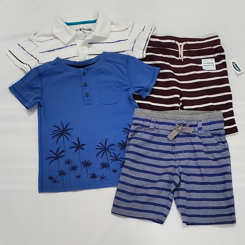 Lot of 4 Boys Summer Clothes